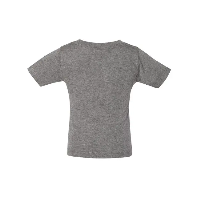 Bella + Canvas Baby Triblend Short Sleeve Tee 3413b Grey Triblend Back