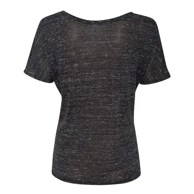 Customizable Bella + Canvas Ladies' Slouchy T-Shirt 8816 Black Marble Back