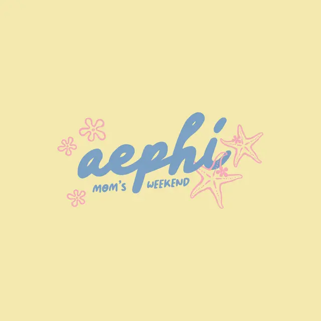 Alpha Epsilon Phi Starfish and Floral Mom's Weekend Shirt