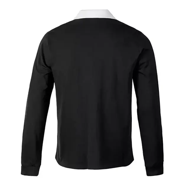Fresh Prints Rugby Tee fp40 Black  Back