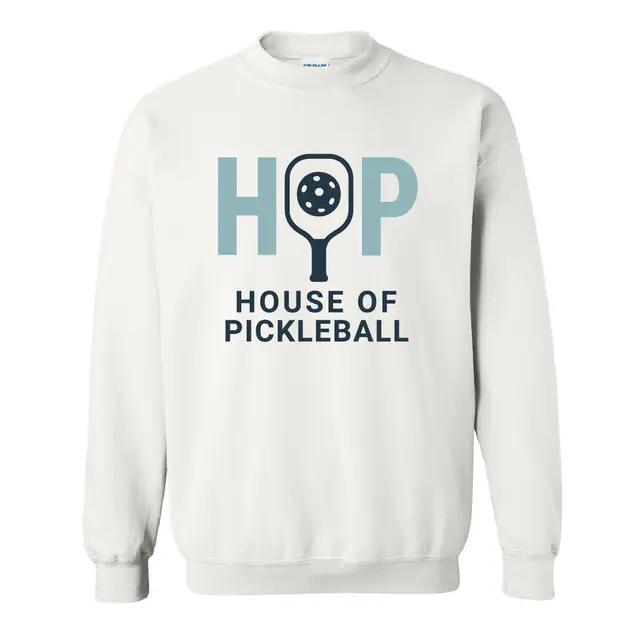 House of Pickleball Paddle and Text PR Crewneck 2