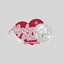 Alpha Phi Heart Disco Ball Semi Formal Sweater