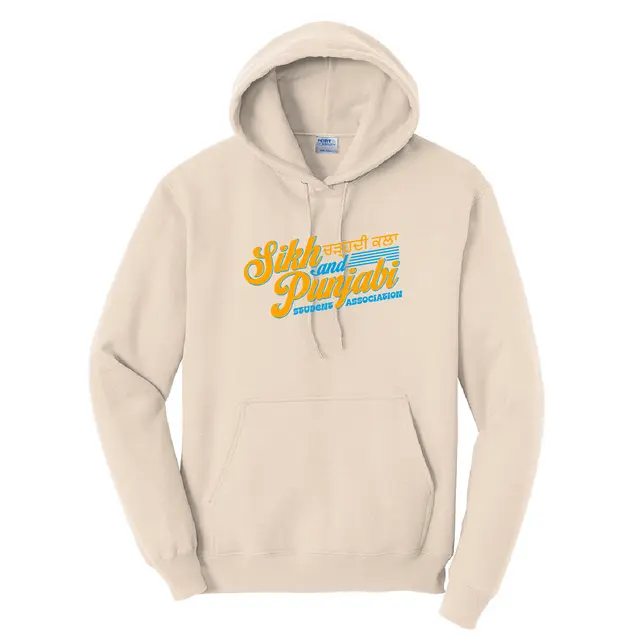 Sikh and Punjabi Student Association Retro Script PR Hoodie 2