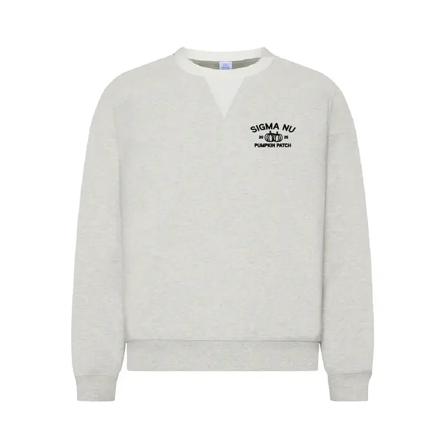 Sigma Nu Pumpkins Text PR Crewneck 2