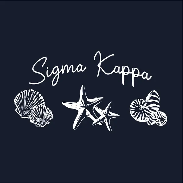 Sigma Kappa Seashell and Starfish PR Tank