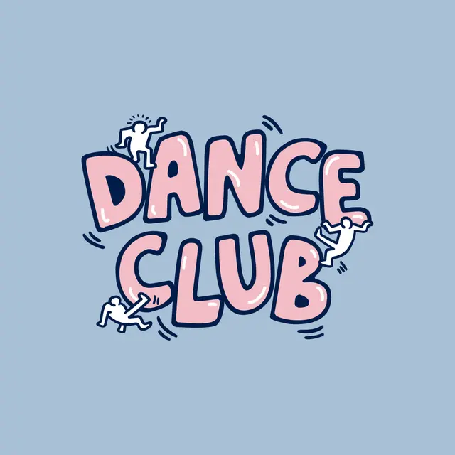 Dance Club Playful Characters PR Crewneck