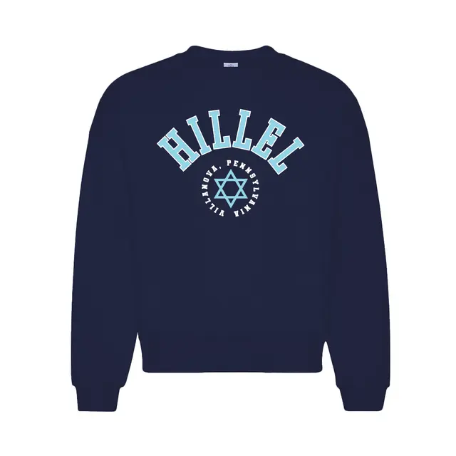 Hillel Block Lettering Star Graphic PR Crewneck 2