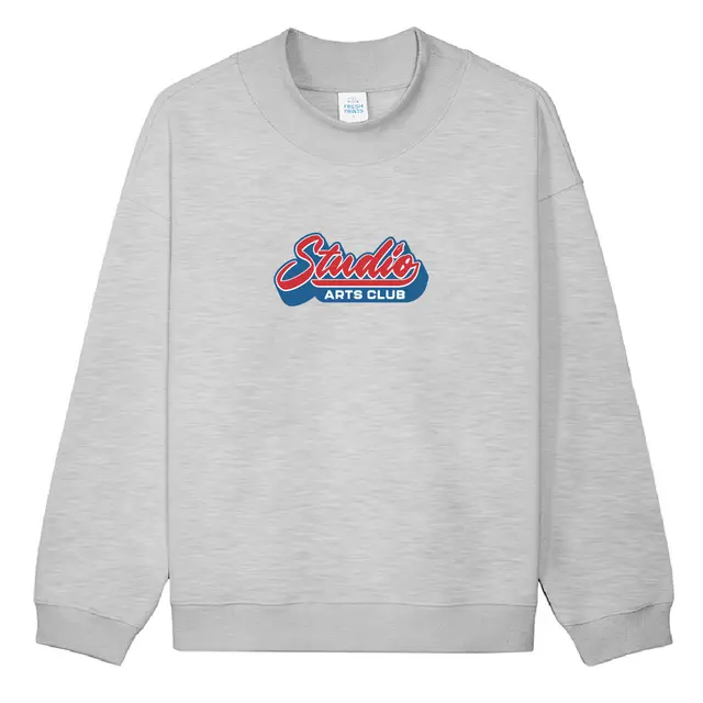 Studio Arts Club Bold Script Logo PR Crewneck 2