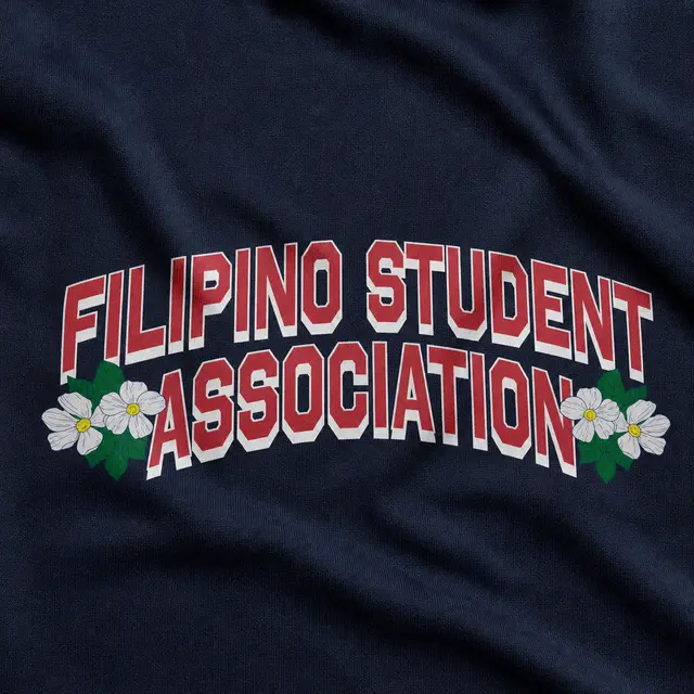 Filipino Student Association Floral Illustration PR Crewneck