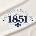 Alpha Delta Pi Arched Lettering Since Date Tanks