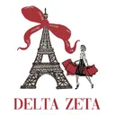 Delta Zeta Eiffel Tower Ribbon Graphic PR Tank
