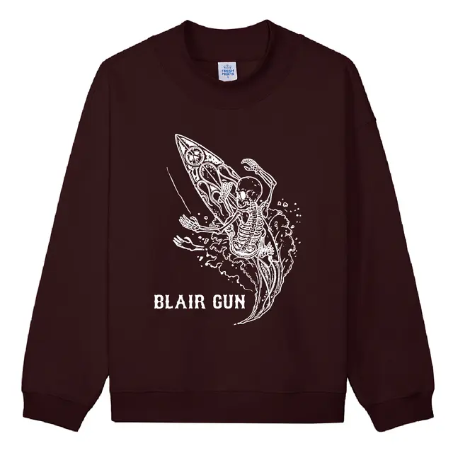 Blair Gun Skeleton Surfing Graphic PR Sweater 2