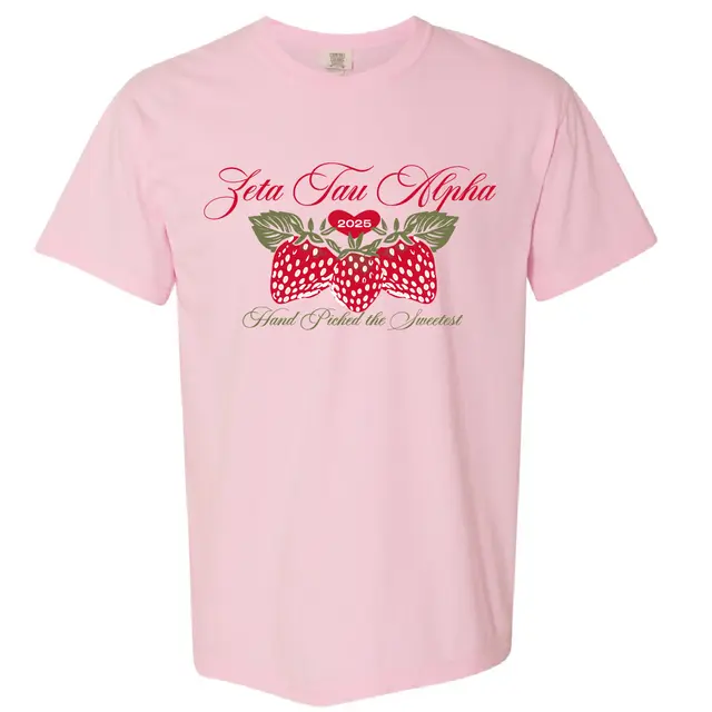 Zeta Tau Alpha Strawberry Heart PR Shirt 2