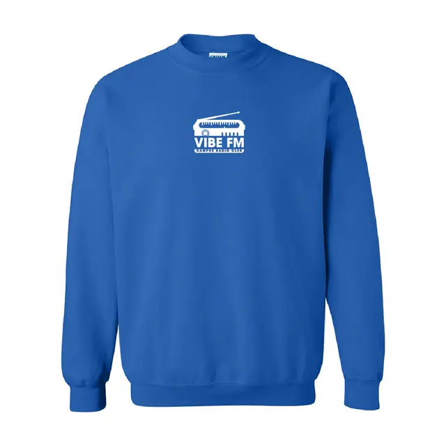 Campus Radio Club Vibe FM Radio Graphic PR Crewneck 2