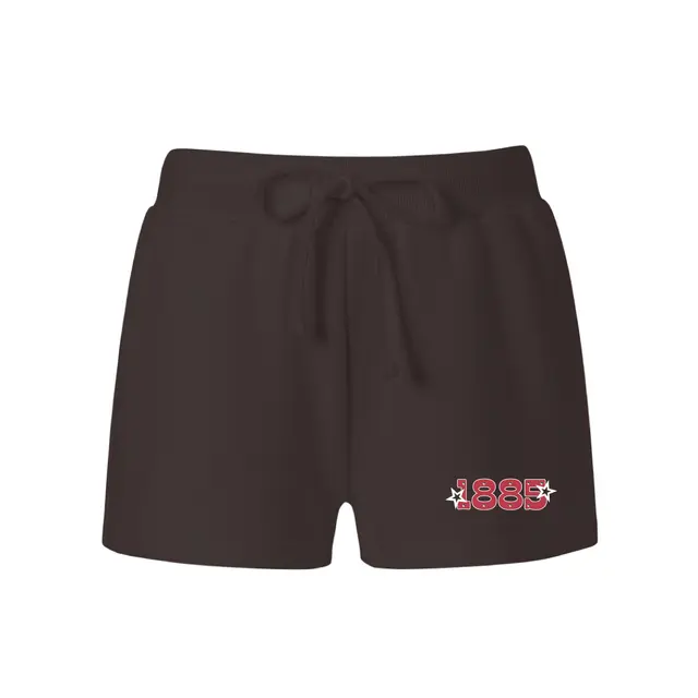 Alpha Chi Omega Star Emblem Vintage Number PR Shorts 2