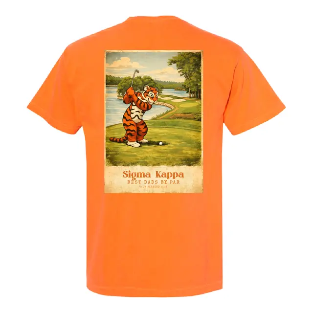 Sigma Kappa Tiger Golf Parent's Weekend Shirt 2