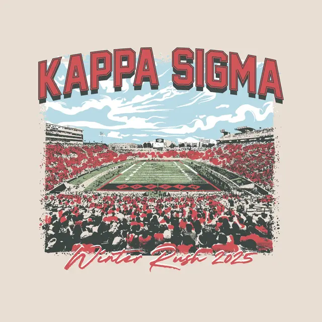 Kappa Sigma Stadium Scene Winter Rush Shirt