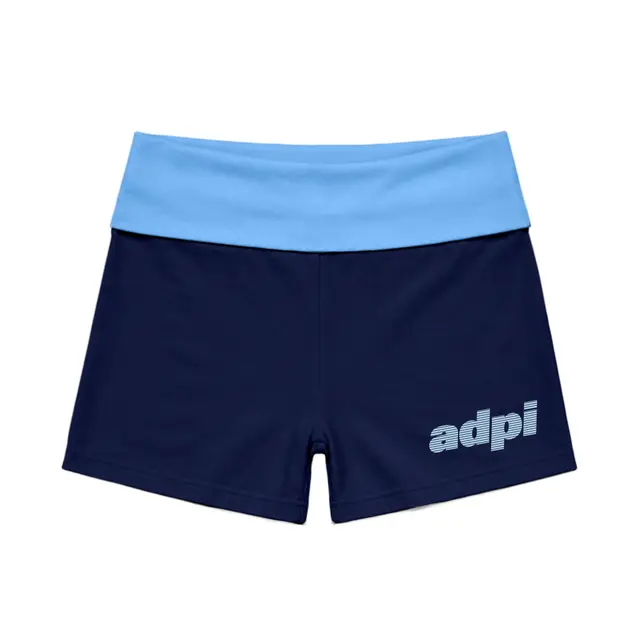 Alpha Delta Pi Striped Lettering PR Shorts 2