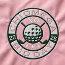 Chi Omega Playful Golf Graphic Rush Tank