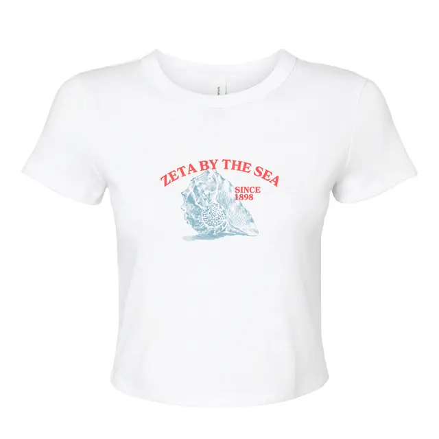 Zeta Tau Alpha Seashell Graphic PR Shirt 2