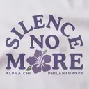 Alpha Chi Omega Hibiscus Text Philanthropy Shirt