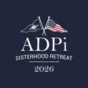 Alpha Delta Pi Flags Graphic Sisterhood Retreat Crewneck