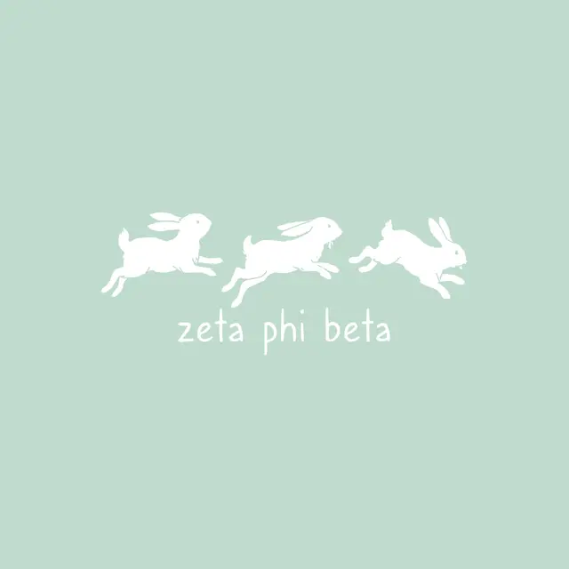 Zeta Phi Beta Leaping Rabbits PR Tank
