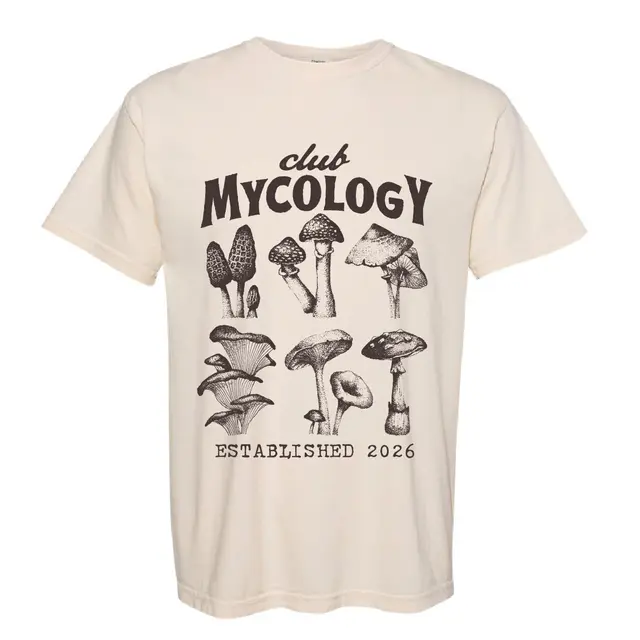 Mycology Club Mushrooms Illustration PR Shirt 2