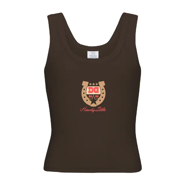 Delta Gamma Horseshoe Star Howdy Little Tank 2