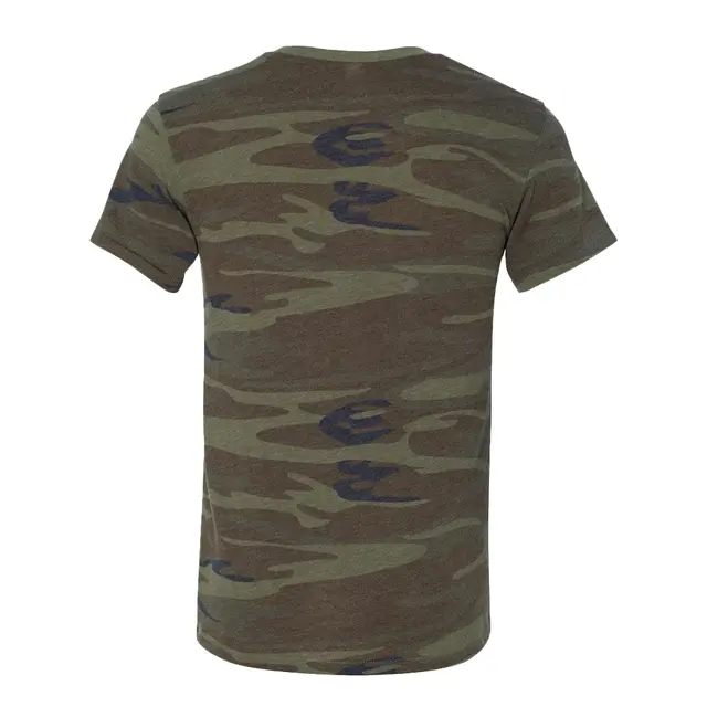Alternative Unisex Eco-Jersey Crew aa1973 Camo Back