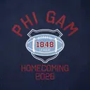 Phi Gamma Delta Football Shield Homecoming Hoodie
