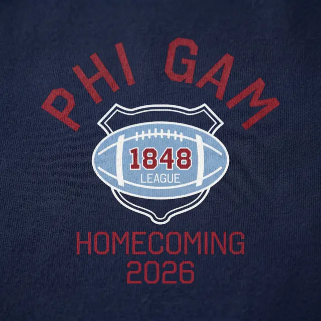 Phi Gamma Delta Football Shield Homecoming Hoodie