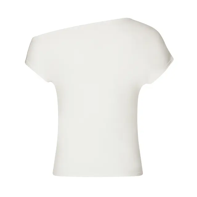 Off Shoulder Shirt White Back
