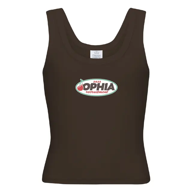 Omega Phi Alpha Cherry Logo Rush & Bid Tank 2