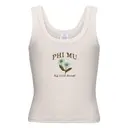 Phi Mu Floral Illustration Big Little Reveal Tank 2