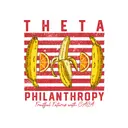 Kappa Alpha Theta Bold Banana Stripes Philanthropy Shirt