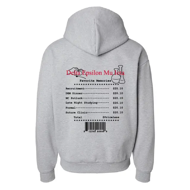 Delta Epsilon Mu Favorite Memories Rush Hoodie 2