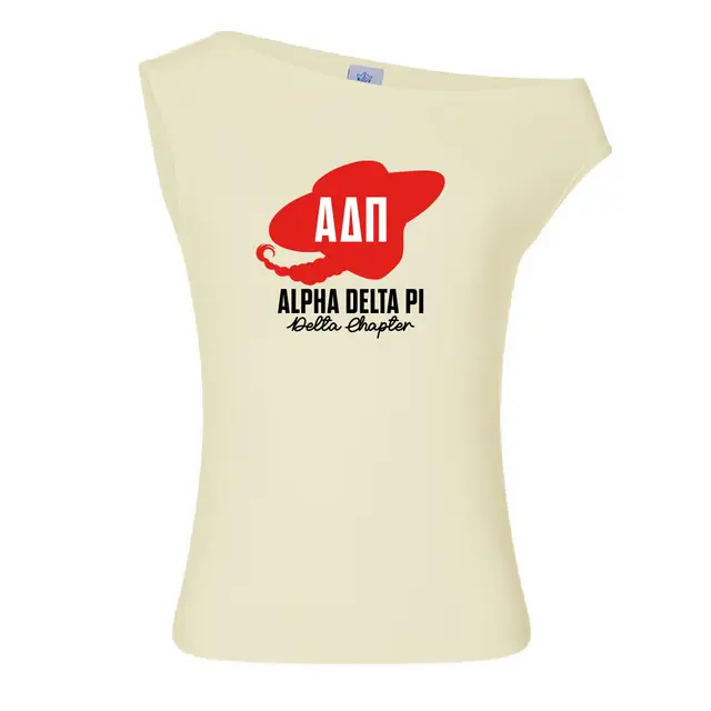 Alpha Delta Pi Playful Hat Graphic PR Tank 2