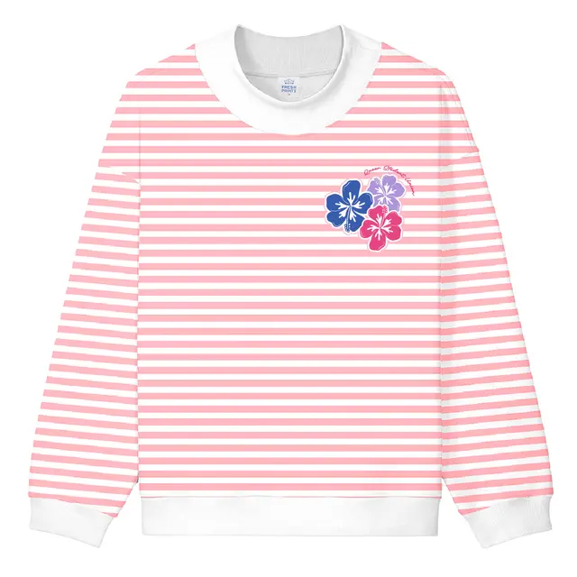 Queer Student Union Hibiscus Florals PR Sweater 2