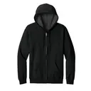 Gildan Midweight Fleece Full-Zip Hooded Sweatshirt Black Front