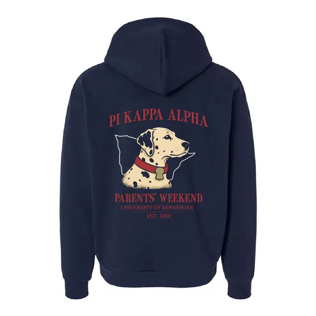 Pi Kappa Alpha Dalmatian Parents Weekend Hoodie 2