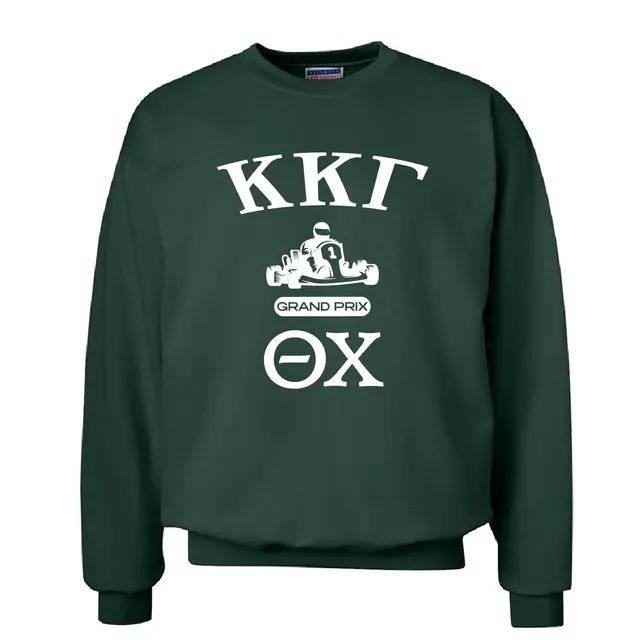 Kappa Kappa Gamma Go-Kart Graphic PR Crewneck 2