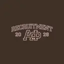 Alpha Phi Curved Text Recruitment Tank