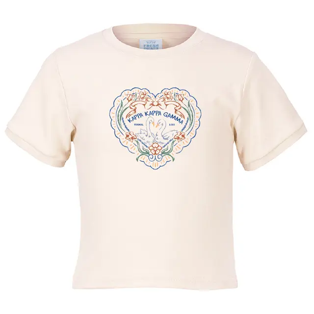 Kappa Kappa Gamma Floral Heart Formal Shirt 2