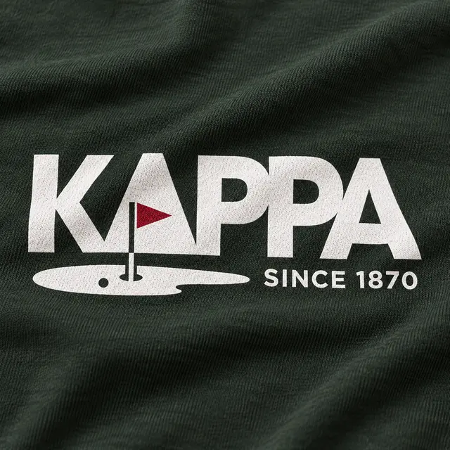 Kappa Block Lettering Golf Illustration PR Shirt