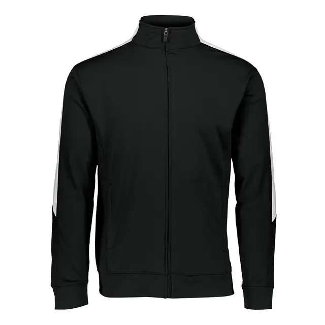 Customizable Augusta Sportswear Unisex 2.0 Medalist Jacket 4395 Black White Front