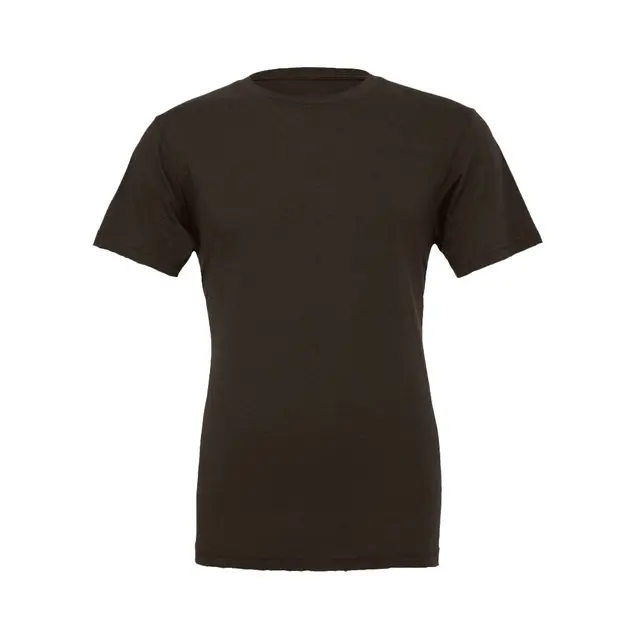 Unisex Jersey Tee Brown Front