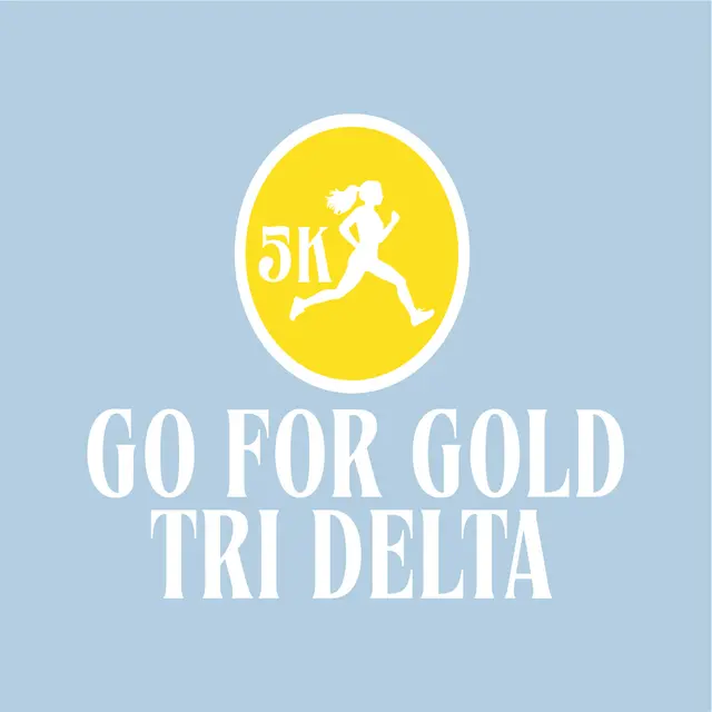 Delta Delta Delta Runner Graphic Philanthropy Shirt