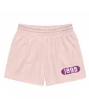 Chi Omega Stitched Badge Text PR Shorts