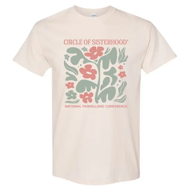 National Panhellenic Conference Floral Design PR Shirt 2